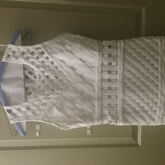 WOW couture Dresses & Skirts - White Bandage Cutout Dress M